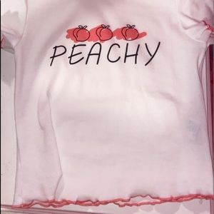 peachy T-shirt!